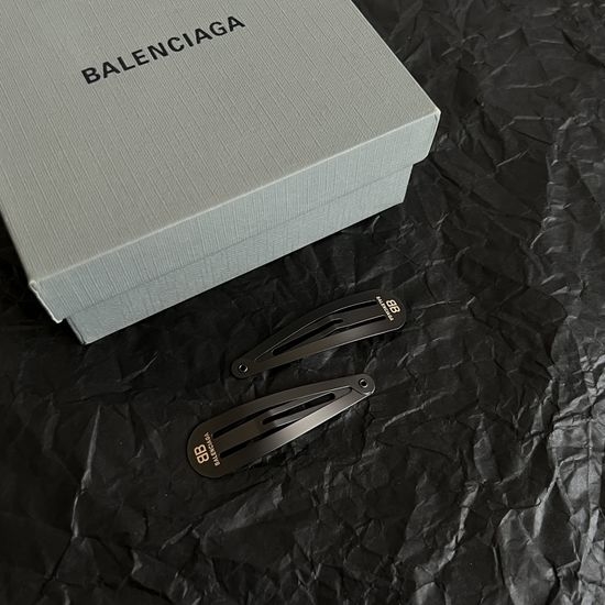 Balenciaga Classic Simple Metal Hair Clips