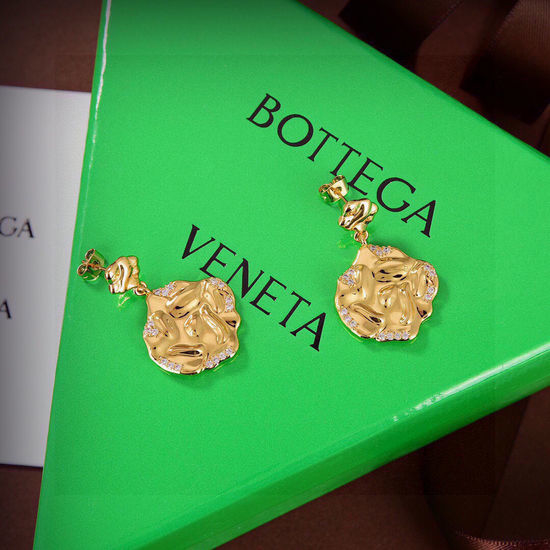 Bottega Veneta BV Unique Design Stud Earrings with Personality