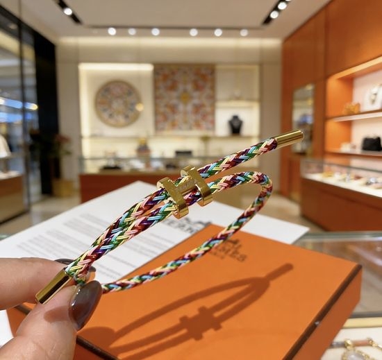 Hermes Exquisite Handcrafted Braided Bracelet