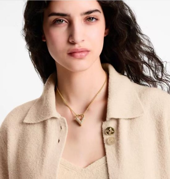 Louis Vuitton LV Retro Unique Design Pendant Necklace