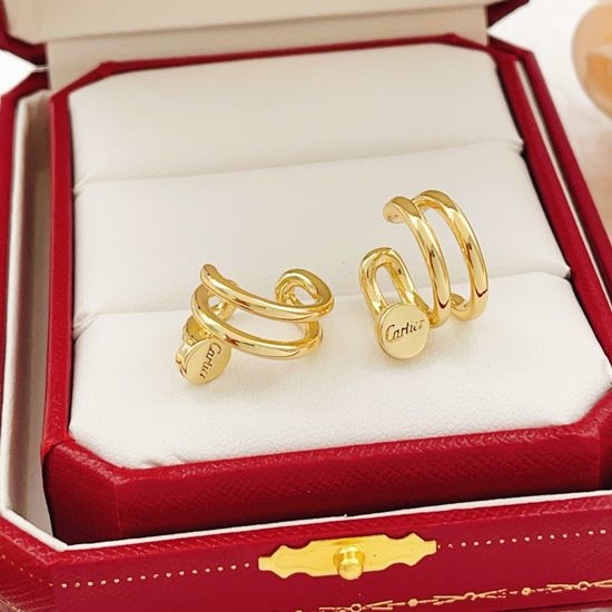 Cartier Nail Design Ear Clips