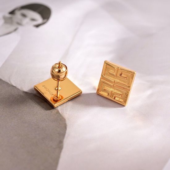 Givenchy Infinity Symbol Elegant Graceful Stud Earrings