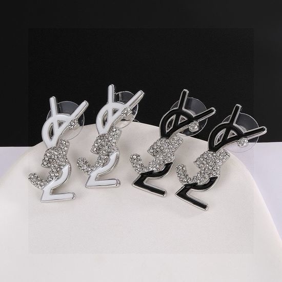 Yves Saint Laurent YSL Sparkling Classic Stud Earrings