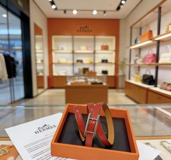 Hermes Handmade Leather Adjustable Bracelet