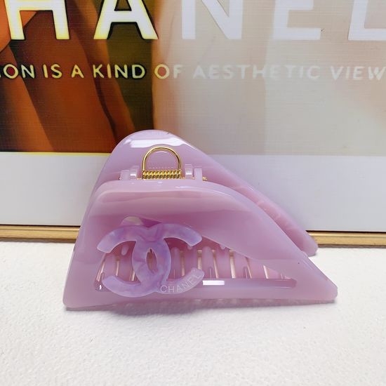 Chanel Triangular Acetate Hair Claw Clip