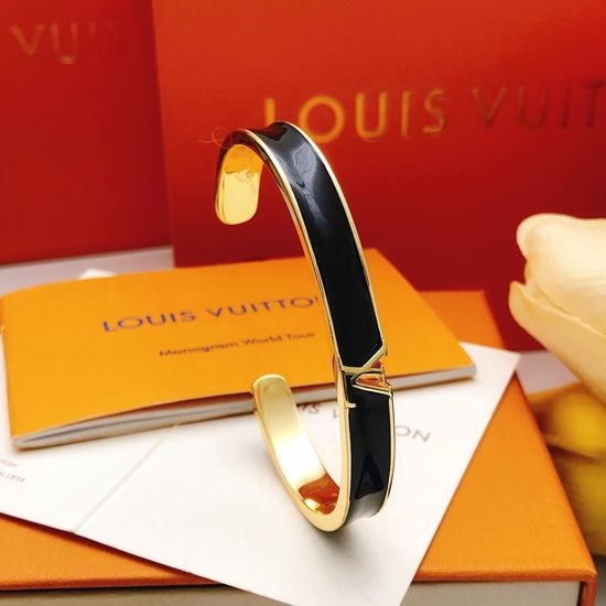 Louis Vuitton LV Black Bracelet