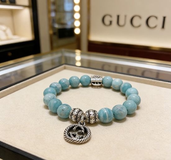 Gucci Natural Stone Decorative Bracelet