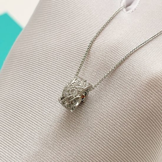 Tiffany & Co. Tiffany Silver Wing Pendant Necklace