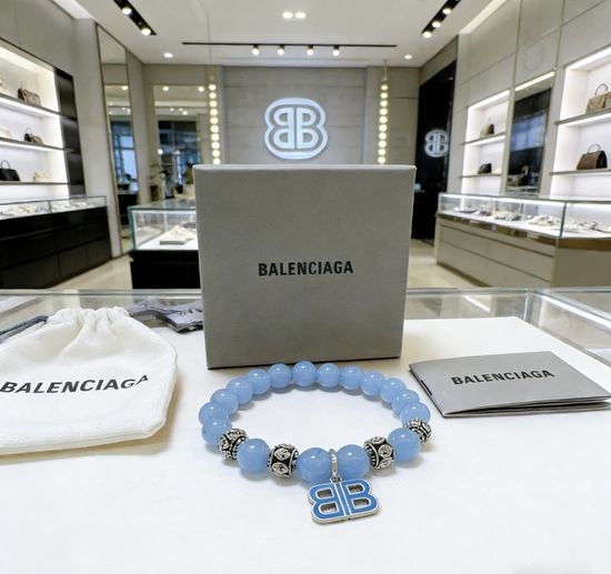 Balenciaga Vintage Thai Silver Style Bracelet