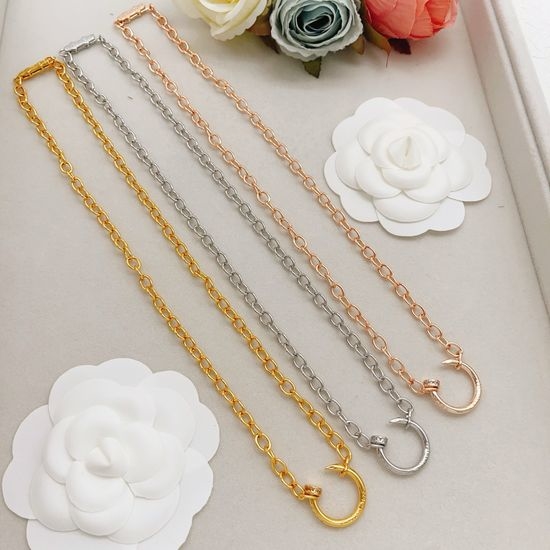 Cartier Polished Nail Pendant Necklace