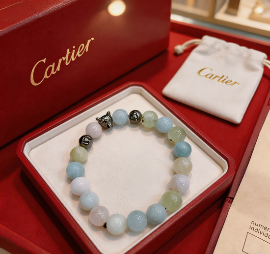 Cartier Agate Panther Elegant Classic Bracelet