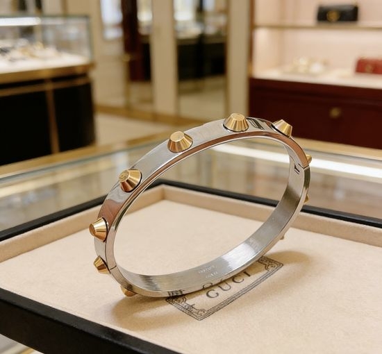 Gucci Retro Silver Classic Bangle
