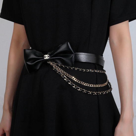 Chanel Genuine Leather Waist Chain