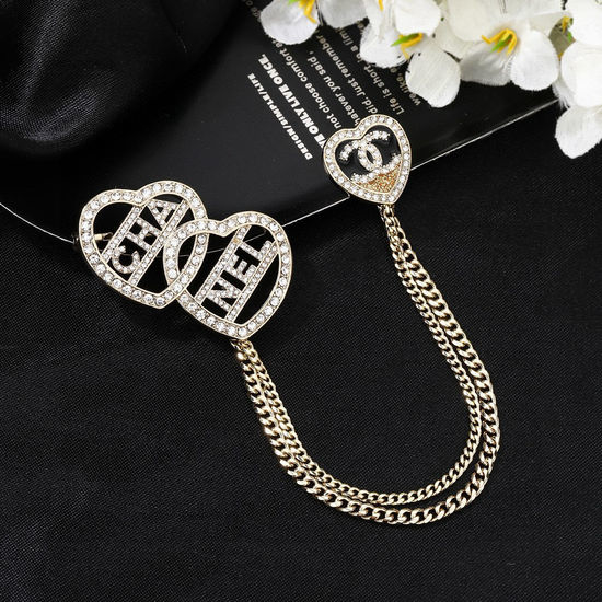 Chanel Love Pattern Classic Brooch