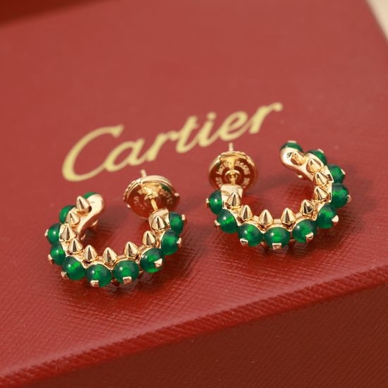 Cartier Movable Rivet Earrings Classic Timeless Design