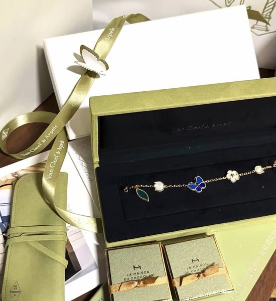 Van Cleef & Arpels VCA Butterfly Bracelet Two Color Options