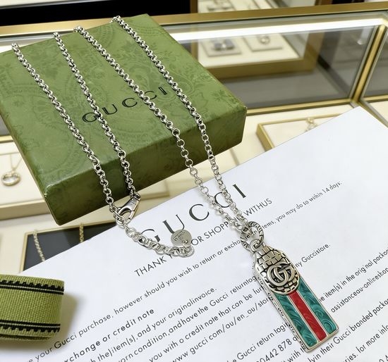 Gucci Vintage Distressed Classic Chain Necklace