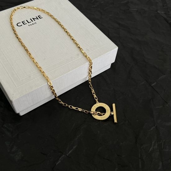 Celine Minimalist Pendant Necklace Fashionable All-match