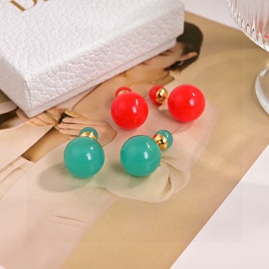Christian Dior CD Letter CD Metal Trendy Stud Earrings