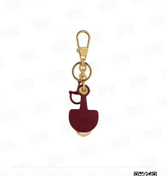 Gucci Rhinestone Decor Bag Charm