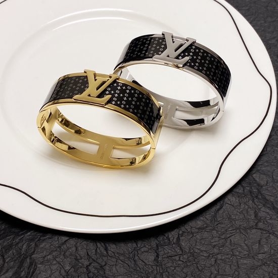 Louis Vuitton LV Wide Bangle Classic Refined Elegant Accessory