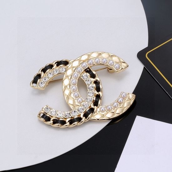 Chanel Leather Brooch Premium Material Exquisite Craftsmanship