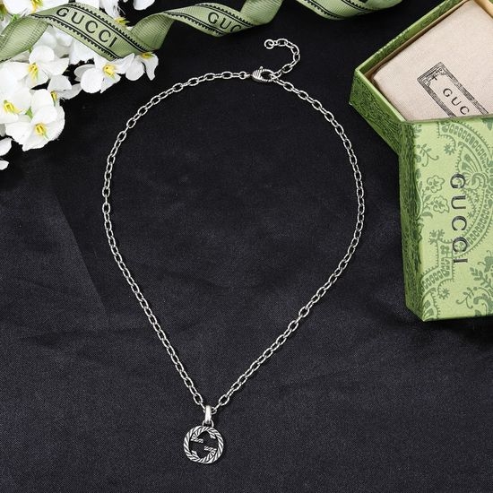 Gucci Double G Decorative Statement Necklace