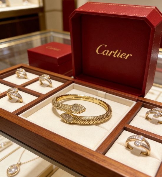 Cartier V Gold Premium Crafted Bracelet