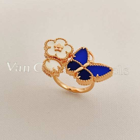 Van Cleef & Arpels VCA Butterfly Design Adjustable Ring
