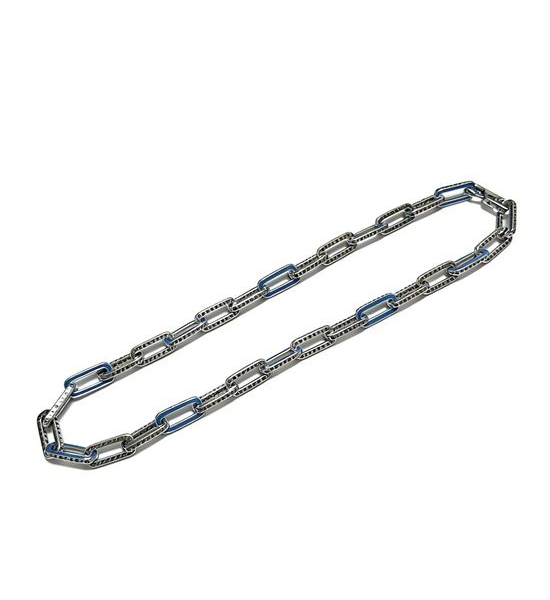 Louis Vuitton LV Vintage Silver Adjustable Chain Necklace