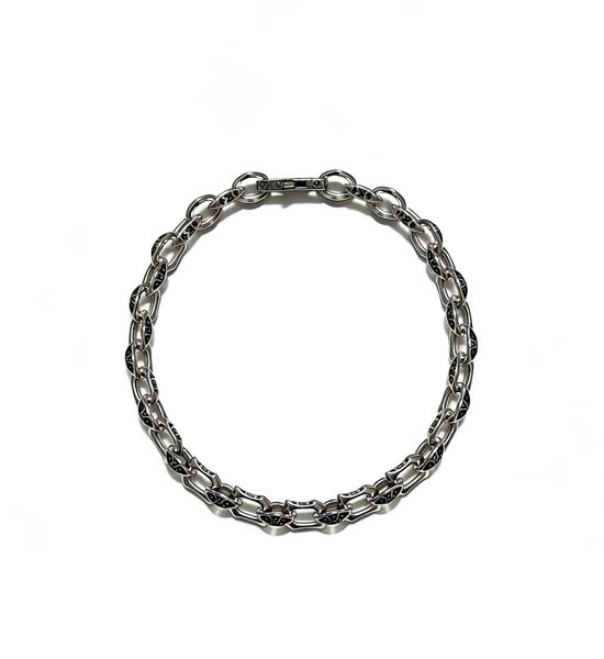 Louis Vuitton LV Vintage Silver Cuban Chain Bracelet