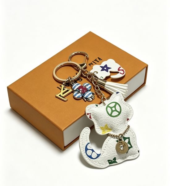 Louis Vuitton LV Vintage Finish Keychain Bag Charm