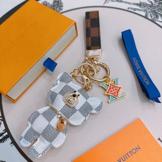 Louis Vuitton LV Vintage Finish Bag Charm Key Chain