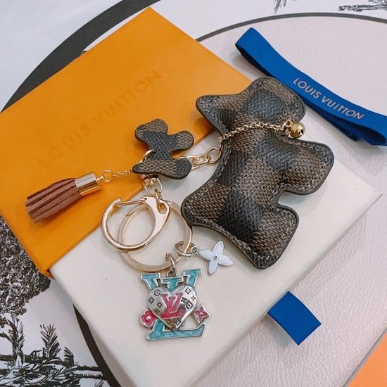 Louis Vuitton LV Vintage Finish Bag Charm Key Chain