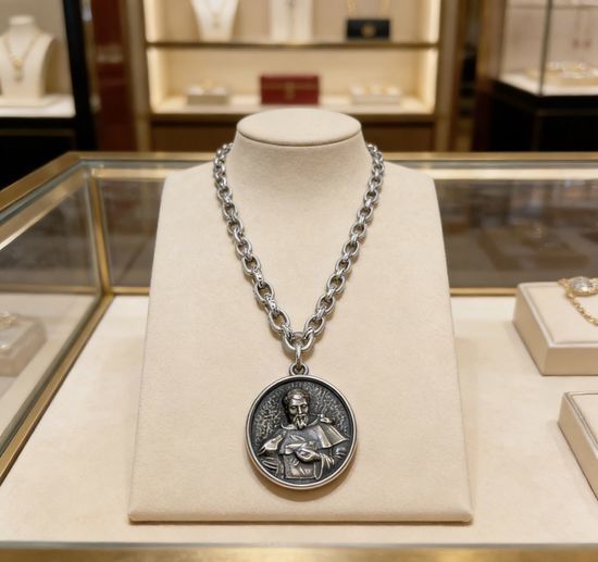 Gucci Vintage Finish Chain Necklace Casual Wear Jewelry