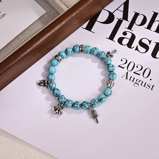 Chrome Hearts Cross Design Casual Bracelet
