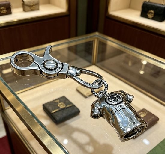 Gucci Classic Distressed Key Chain Bag Charm