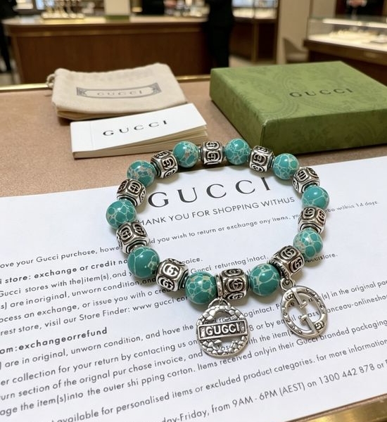 Gucci Vintage Stone Embellished Bracelet