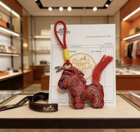 Hermes Delicate Bag Charm Keychain Pendant