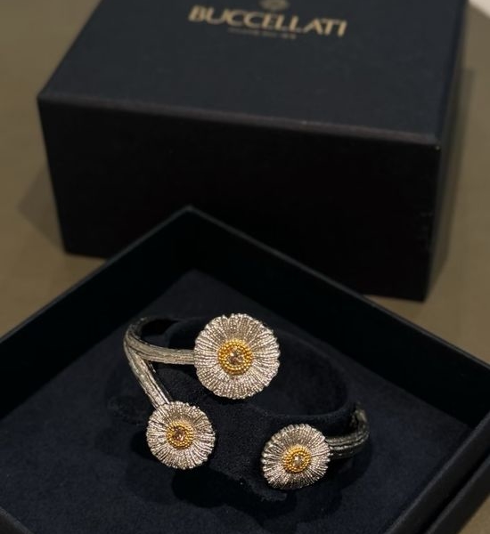 Celine Daisy Flower Diamond Bracelet Fine Craft