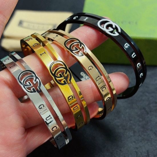 Gucci Stainless Steel Bracelet High Polished