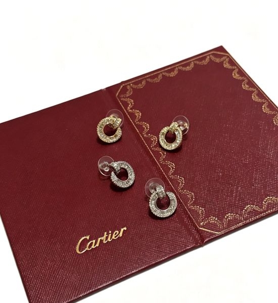 Cartier Simple Sleek Elegant Versatile Earrings