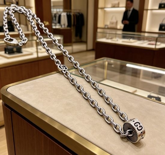 Gucci Rolling Ring Pendant Necklace