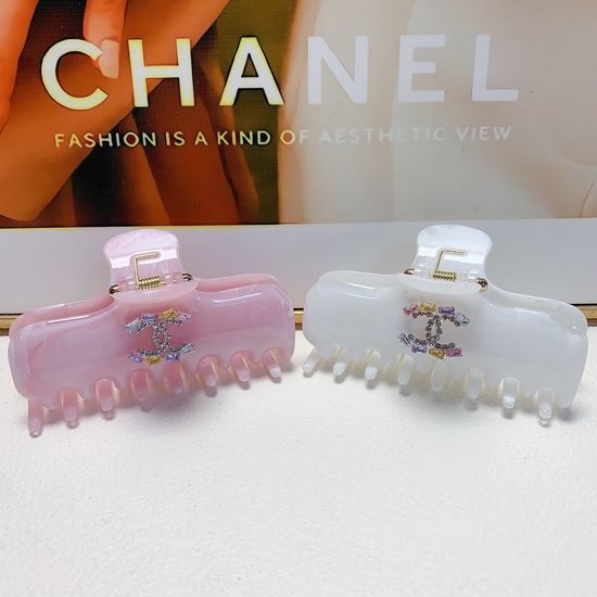 Chanel Sparkly Rhinestone Acetate Hair Claw