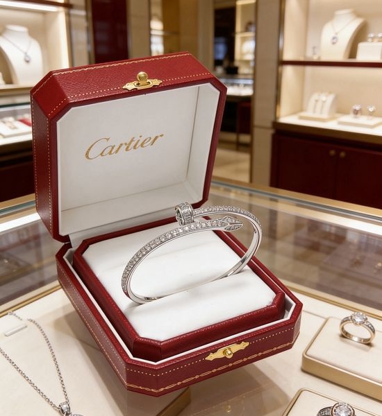 Cartier Elegant Handcrafted Bangle Premium Quality