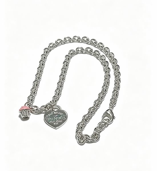 Tiffany & Co. Vintage Silver Necklace Retro Punk Style