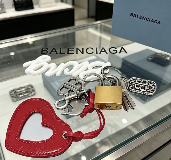 Balenciaga Vintage Finish Bag Charm Keychain