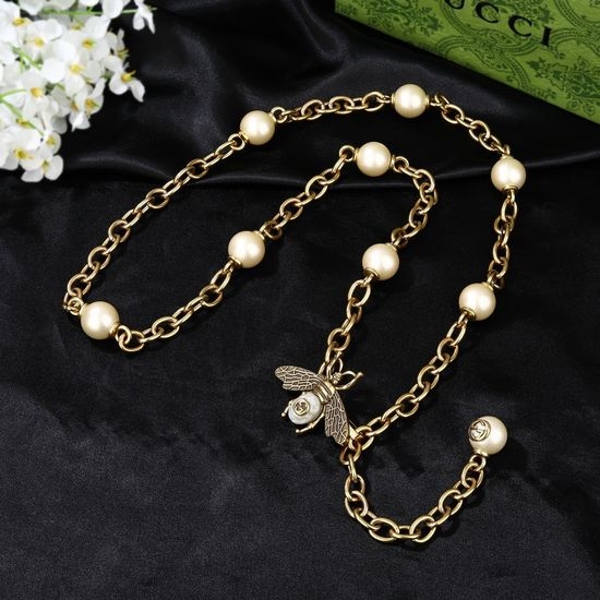 Gucci Classic Logo Gold Plated Waist Chain
