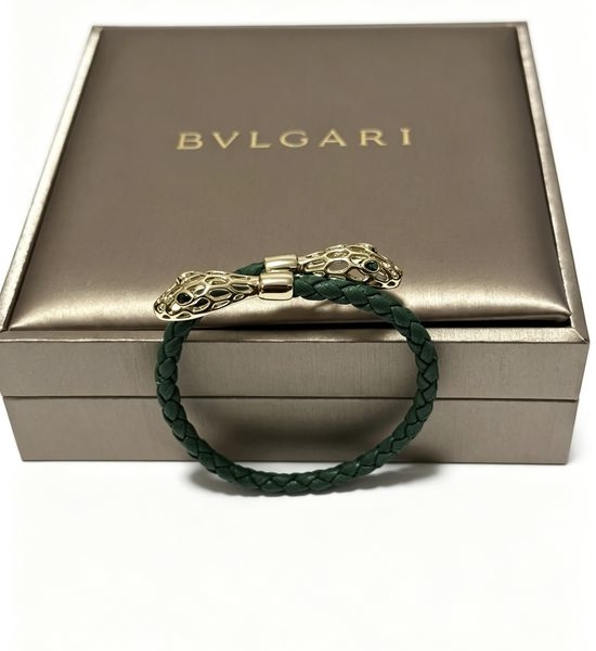 Bvlgari Vintage Leather Bracelet Jewelry