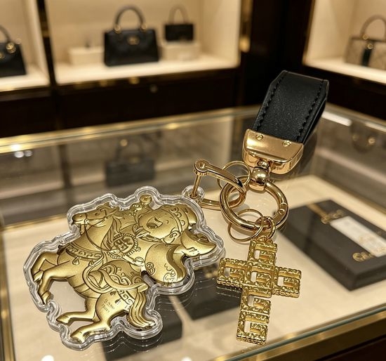 Gucci Vintage Classic Pattern Bag Charm